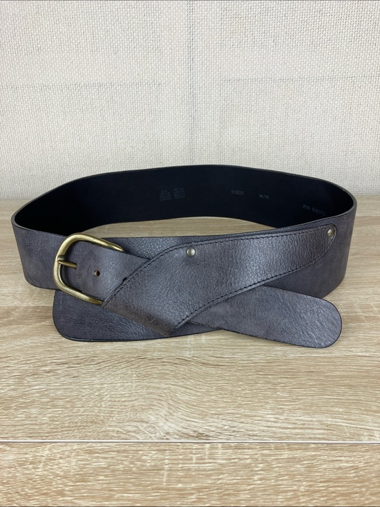 Free People Accessories - Free People Italian Leather Hip Belt Taupe
